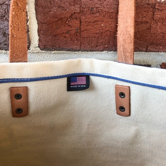 NWOT WILL Leather Goods Classic Canvas Tote - Picture 4 of 7